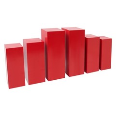 6 PCS Display Pedestal Stand, Display Pillars for Birthday Party Wedding