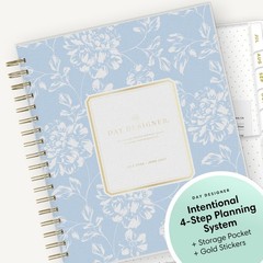 Blue Sky Day Designer 2026-2027 Daily and Monthly Academic Year Planner Calen…