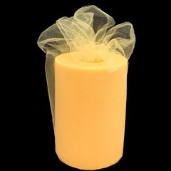 Daffodil Yellow Tulle Fall Decor – 6″ x 100 Yards, Fall, Thanksgiving, Christmas