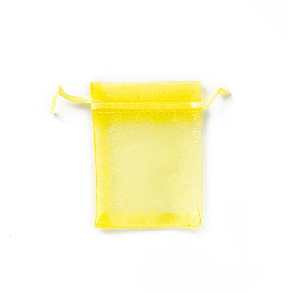 50pcs Gold Gift Drawstring Bags Pouches For Jewelry Organizers Candy Package