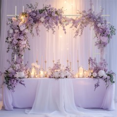 Sturdy Double-Bar Metal Wedding Arch Outdoor Garden Wedding Celebration Backdrop
