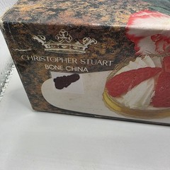 Christopher Stuart Bone China Royal Cake Server Y1010/711 in Origi Box Gold Trim