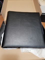 Genuine 8×10 Black Leather Wedding Album Fits 24 Prints LNIB