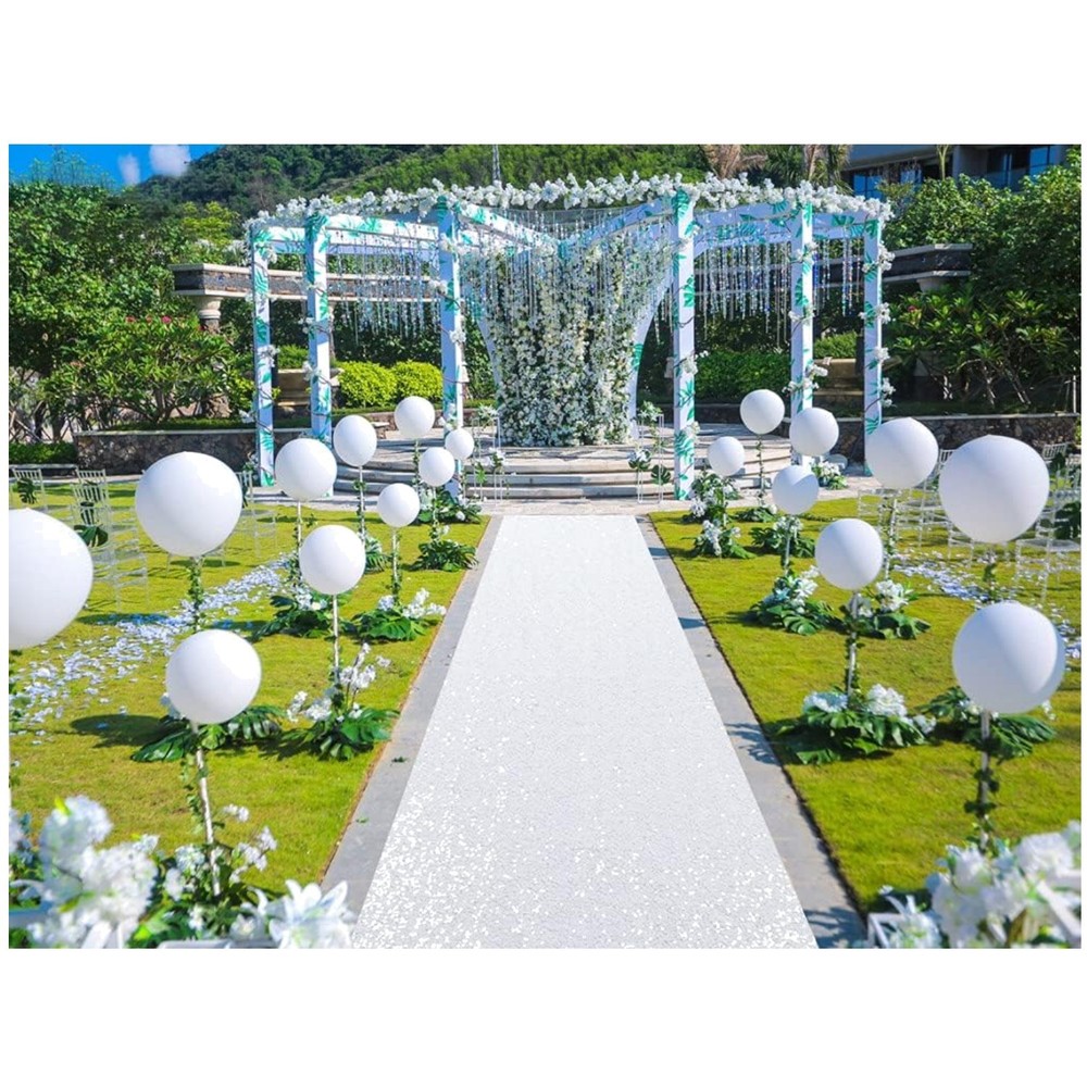 Luxury White Bridal Carpet for Indoor & Outdoor Events