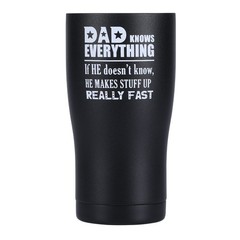 Shamone Tumbler Dad Knows Everything, Gifts for Men, Dad Gifts, Dad Birthday …