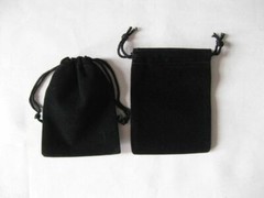 Lot of 25 Black 3″ x 2.5” Jewelry Pouches Jewelry Bags Rosary Gift Wedding