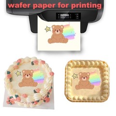 Wafer Paper for Edible Ink Printers Glutinous Rice Paper for Cake Decoration