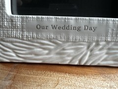 Demdaco 5×7 Our Wedding Day Picture Frame