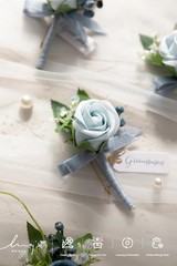 Men’s Boutonniere Pack Dusty & Light Blue