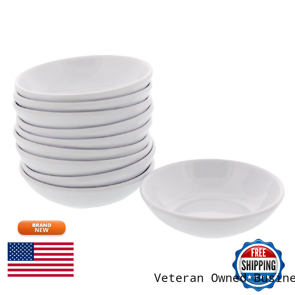 Thunder Group 1101Tw Melamine Plastic White Soy – Of 10