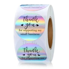 Thank You for Supporting My Small Business Stickers – 500 Pieces Self-Adhesiv…