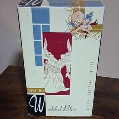 Warner Bros. Looney Tunes Wedded Bliss Wedding Champagne Flutes Set of 2 Mint