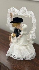 Adorable Western/Cowboy Couple Wedding Cake Topper