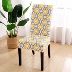 1/4pcs Spandex Stretch Chair Covers Printed Dining Room Seat Slipcovers Decor