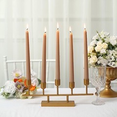 60 Beige Premium 10″ Taper Candles Unscented Dinner Party Wedding Decorations