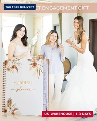 Beautiful Boho Wedding Planner Book and Organizer – Enhance Excitement and Makes