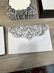 Studio His&Hers 25 Count Floral Wedding Invitations with envelopes & reply cards
