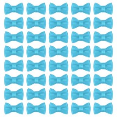 100 Pcs Mini Ribbon Bow 0.8″ Mini Fabric Ribbon Flower Bows, Sky Blue