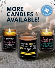 Wedding Candle, Bridal Shower 4.1 inches (width) x 4.3 (height), Black