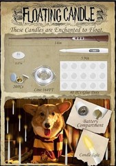 20PCs Floating Candles with Wand – Magic Hanging Candles