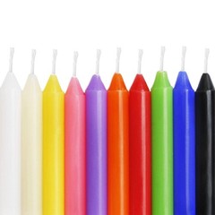 100 Pack 4 Inch Spell Candles, Colored Taper Candles for 4 inches, Multi-100