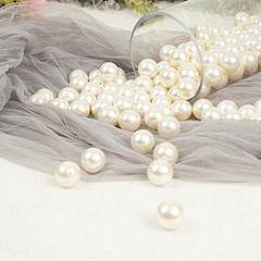 20 mm Ivory Large FAUX PEARL BEADS Wedding Party Crafts Decorations VASE FILLERS