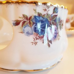 Vintage Royal Albert Moonlight Rose Tea Pot Warmer – English Bone China
