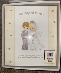 4 Piece Hallmark Precious Moments Wedding Books Vintage Memory, Photo Guest Book