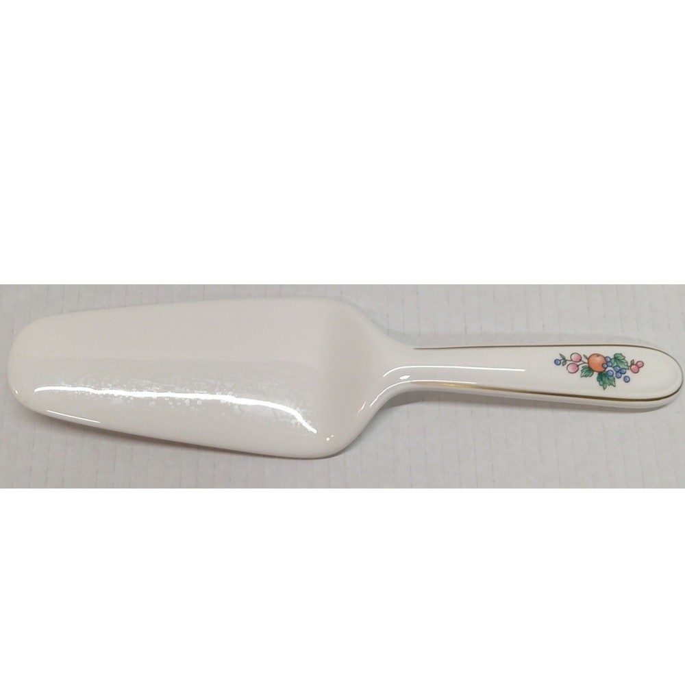 Vtg. Christopher Stuart Fruit Basket Pattern Bone China Pastry & Cake Server