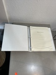 Hallmark Vintage Our Wedding Keepsake Album White Personalized NEW Free Ship