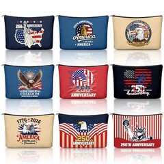 9 Pcs 250th Anniversary Merchandise Gift USA for Women America Patriotic