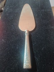 Sterling Handle Stainless Steel Serving Pie Cake Knife 9-1/2″