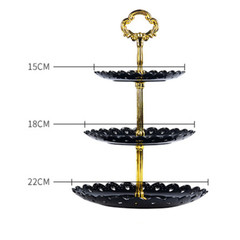 Detachable Cake Stand 3 Tier Pastry Fruit Plate Serving Dessert Cookies Holder