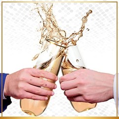 Plastic Stemless Champagne Flutes – Disposable Unbreakable 9 Oz 30 Clear