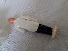 Vintage Wilton 25th Wedding Anniversay Cake topper pieces – needs work