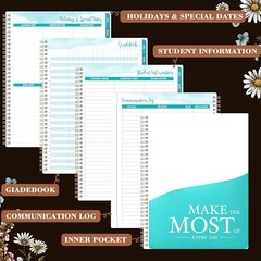 Lesson Planner 2026-2027, 8.5″ x 11″, July 2026 – 2026-2027 Teacher Planner
