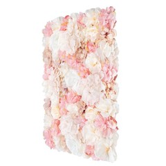 Flower Wall Panel Artificial Flower Wall Backdrop Flower Decoration 12 Pcs