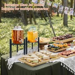 Drink Dispensers Stand For Party. Universal Beverage Dispensers Stand
