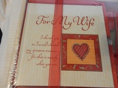 For My Wife Keepsake Book & Two Toasting Glasses from New Seasons, BNIP