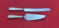 Tiffany & Co JARDIN 2 Pc Cake Serving Set W/box Sterling Handle