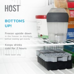 Host Freeze Insulated Champagne Glasses, Gifts for Mom, Home Bar Gifts for Wo…