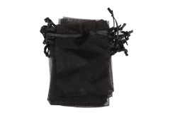 Black Drawstring Organza Gift Bags Wedding Party Favor Jewelry Pouches 20/50/100