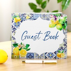 Wedding Guest Book 7 x 9 Inches Reception W/ Pen Set Elegant Guest Book Bridal