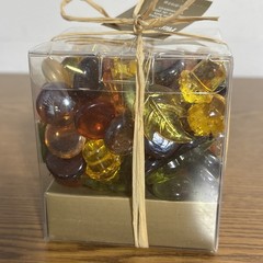 Pier 1 Imports Fall Thanksgiving Holiday Decorative Gem Mix Acorn Leaves Read