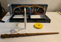 Harry Potter 10 LED Flameless Floating Candles Magic Wand Remote Halloween Decor