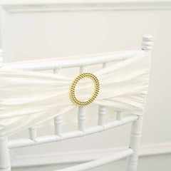 20 Round 2.5 in Diamond Rhinestones Chair Sash BUCKLE PIN Party Decorations