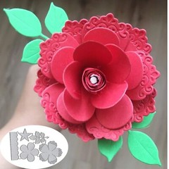 DDeehs Scrapbooking Die Cuts, Merry Christmas Wedding Flower Leaf Cutting Die…