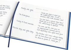 Versatile Black Leather Guest Book – Perfect for Parties, Homes, and Memorials