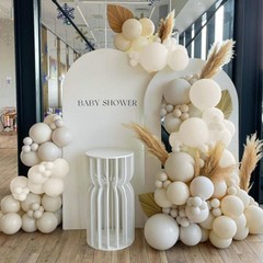 Sand White Balloons 12 inch, Cream Beige Latex 12 inches,