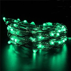 90″ Green Fairy LED Lights Garland Battery Wedding Centerpieces Decoration SALE